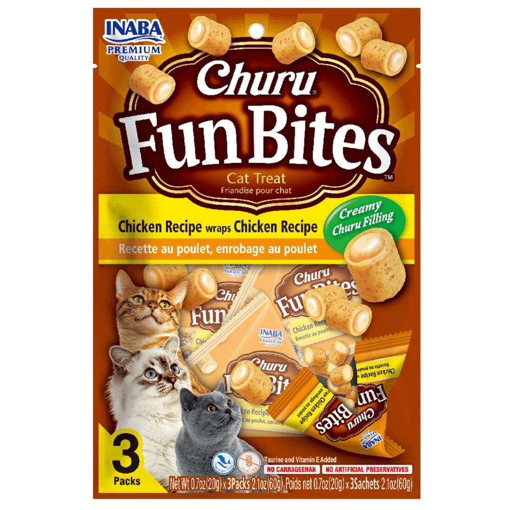 Snack Para Gato Churu Fun Bites Pollo 60gr