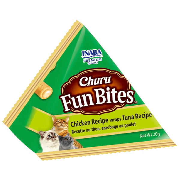 Snack Para Gato Churu Fun Bites Pollo Y Atun 60gr
