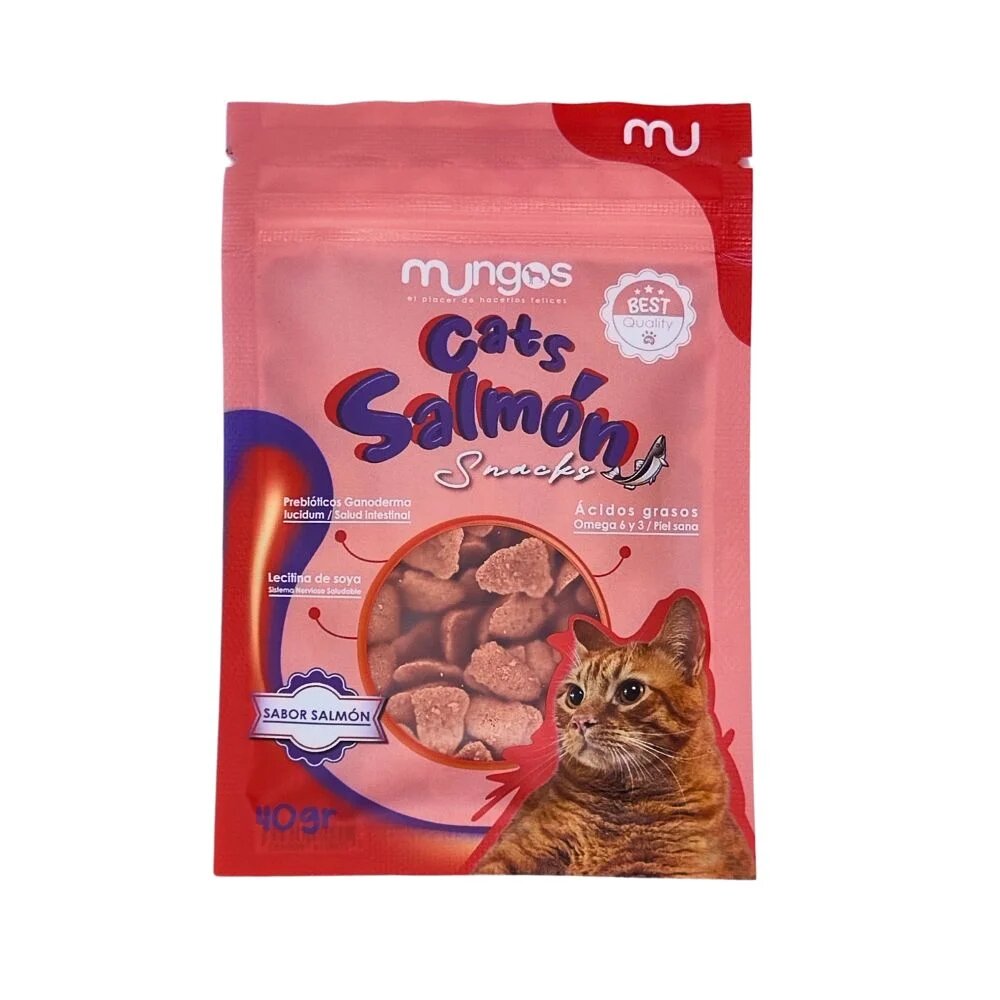 Snack Para Gato Mungos Salmon 40 Gr