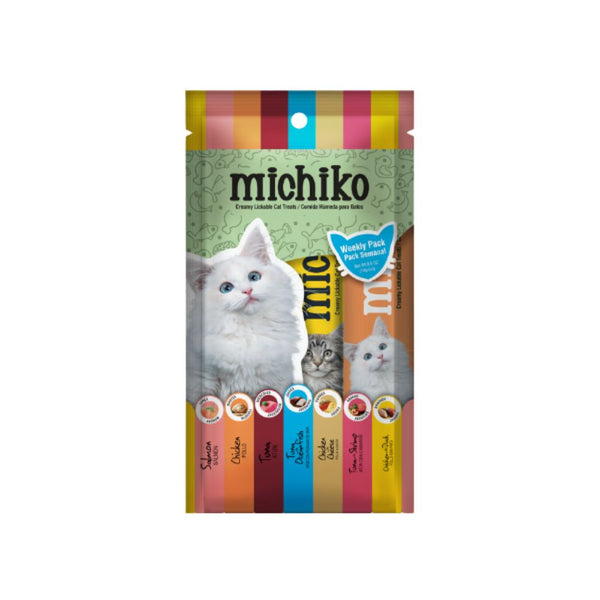 Snack Para Gatos Michiko Semanario Surtido X 7 Unds