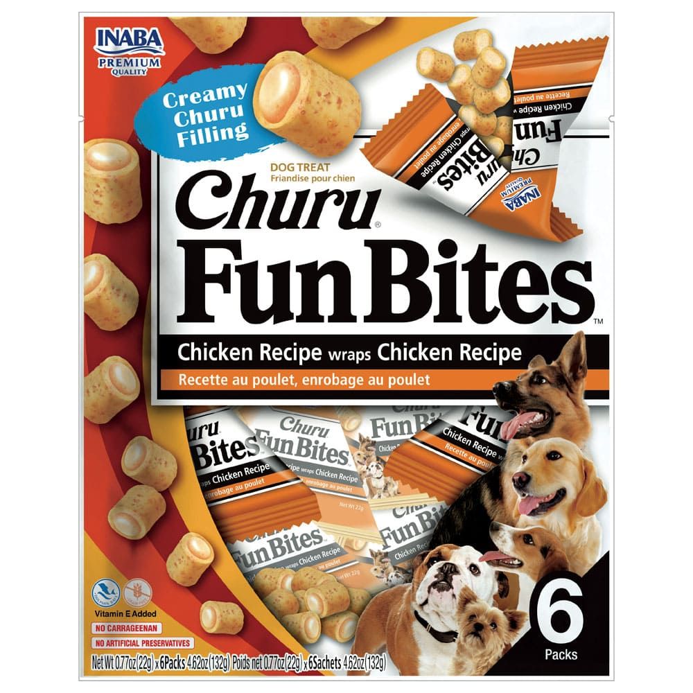 Snack Para Perro Churu Fun Bites Pollo 132gr