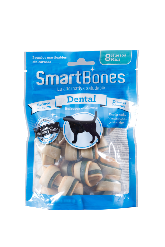 Snack para perro pequeño Smartbones dental 8 Und