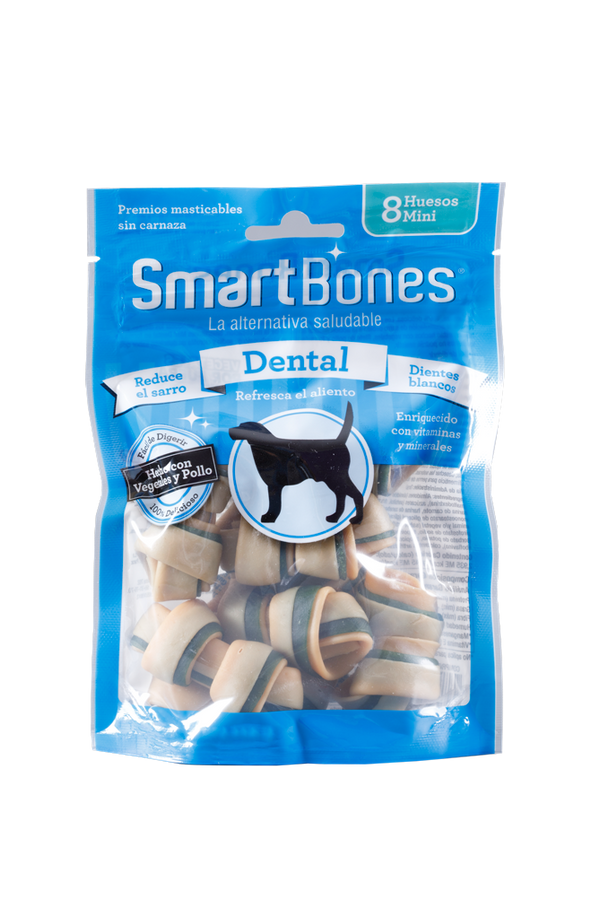 Snack para perro pequeño Smartbones dental 8 Und