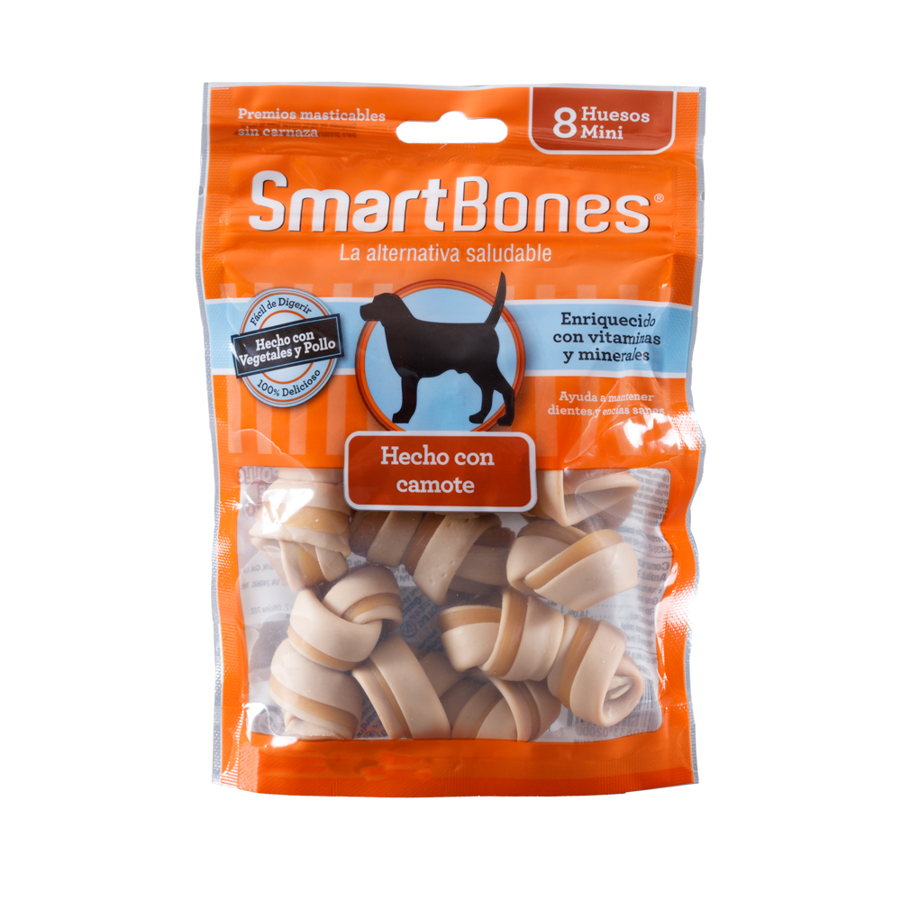 Snack para perros pequeños Smartbones Sweet Potato 8 Und