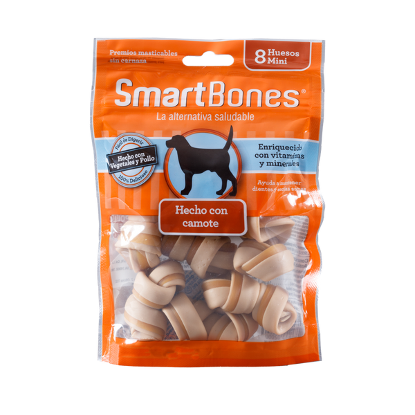 Snack para perros pequeños Smartbones Sweet Potato 8 Und