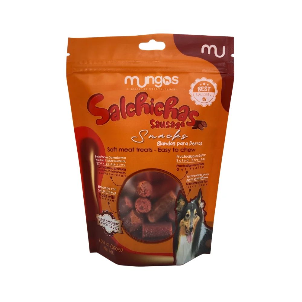 Snack Para Perro Mungos Salchichas 200gr