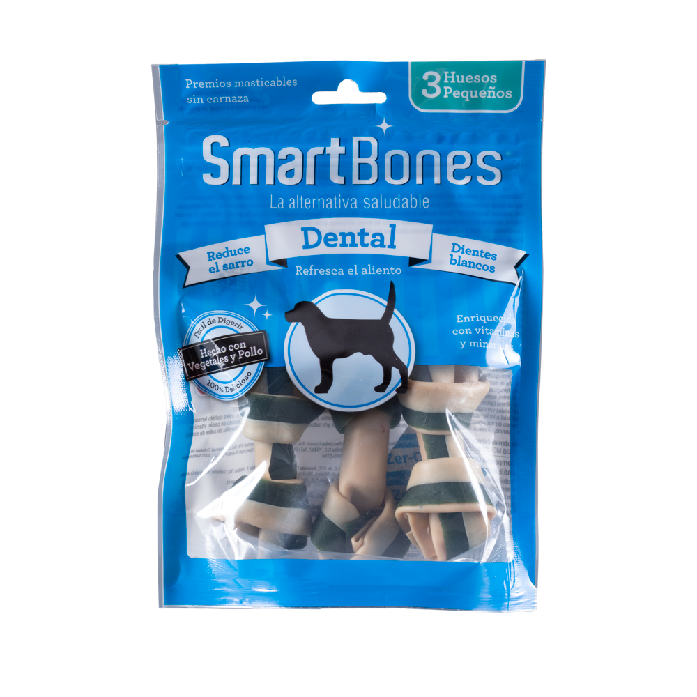 Snack para perro pequeño Smartbones dental 3 Und