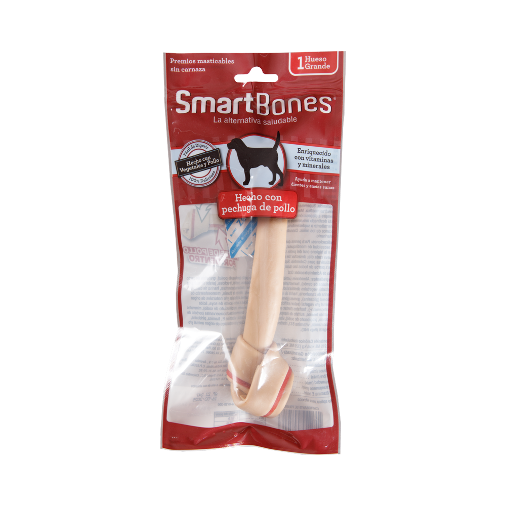 Snack para perros grandes Smartbones Pollo Paquete 1 Und