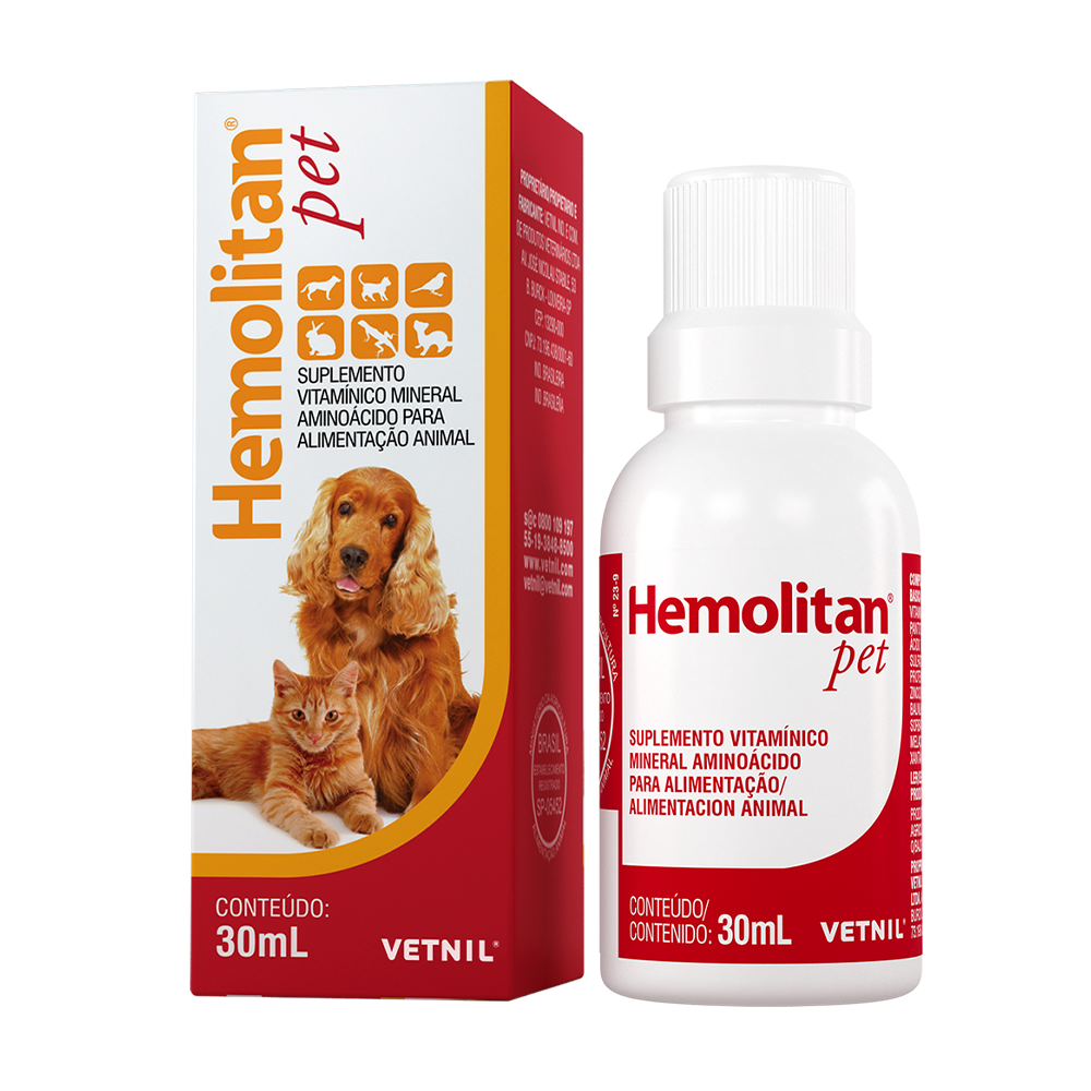 Suplemento Hemolitan para Perros y Gatos