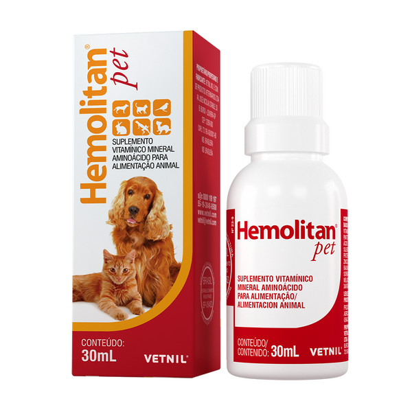 Suplemento Hemolitan para Perros y Gatos