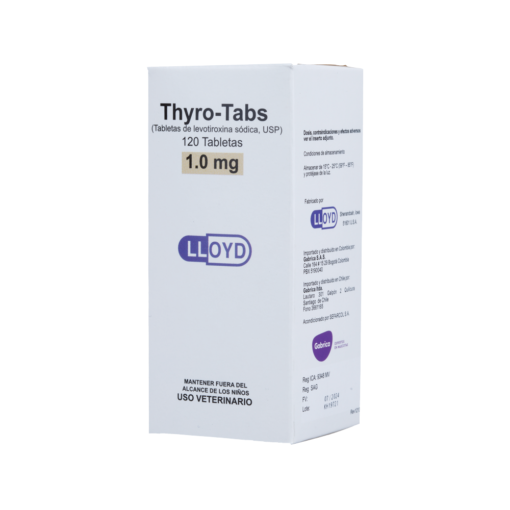 Thyro-Tabs Perros  x 120 Tabletas