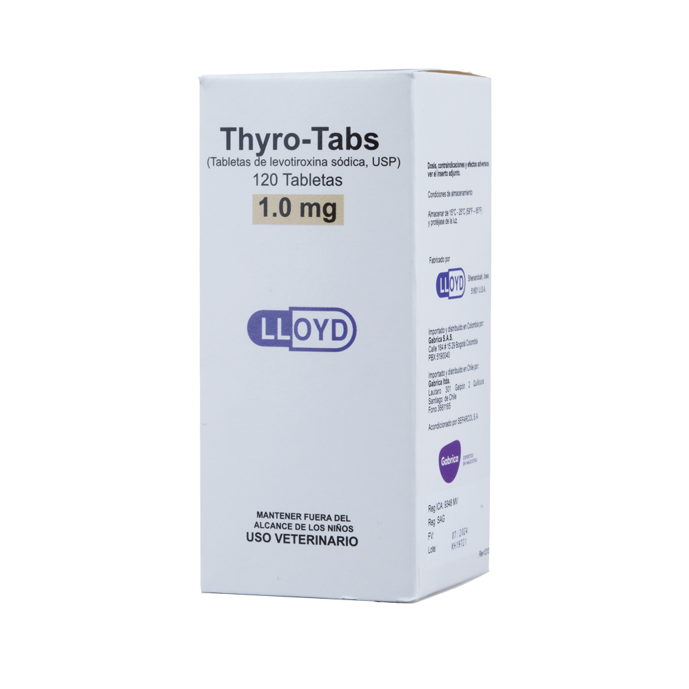 Thyro-Tabs Perros  x 120 Tabletas