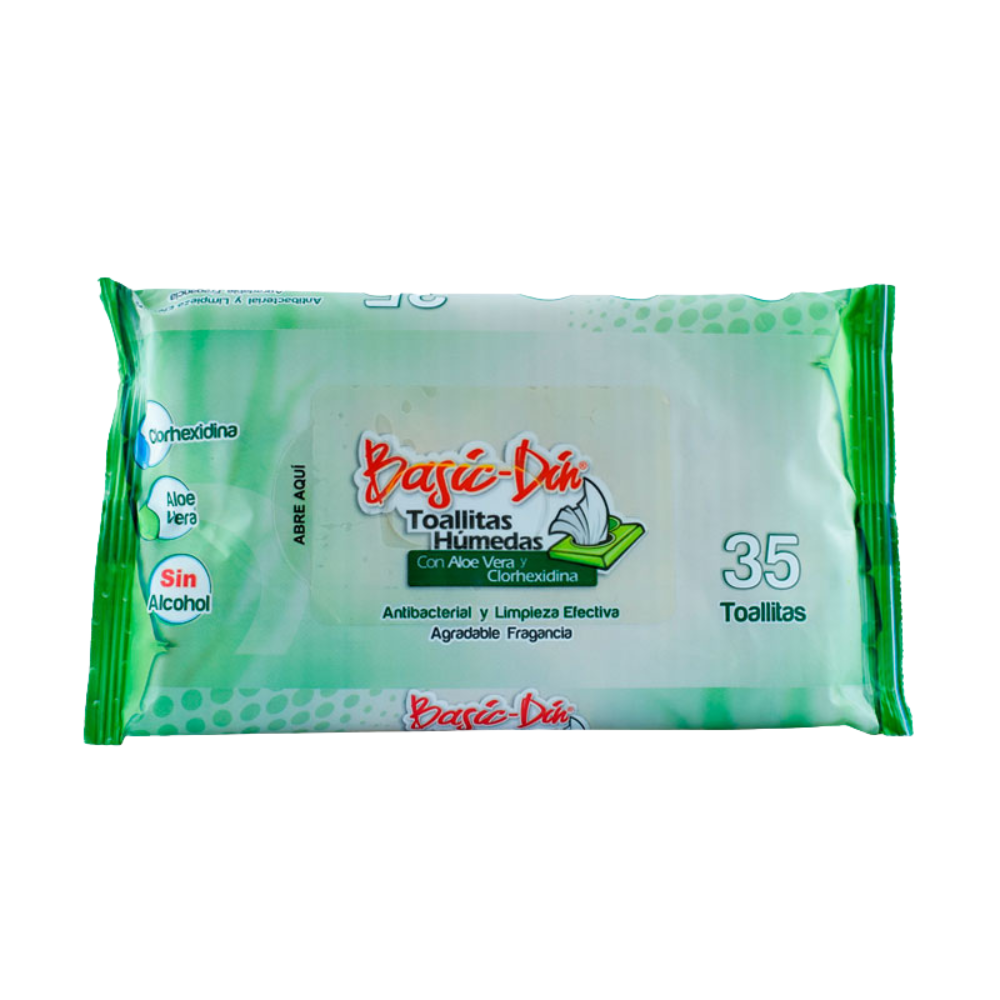 Paños húmedos Basic Din 35 Toallitas