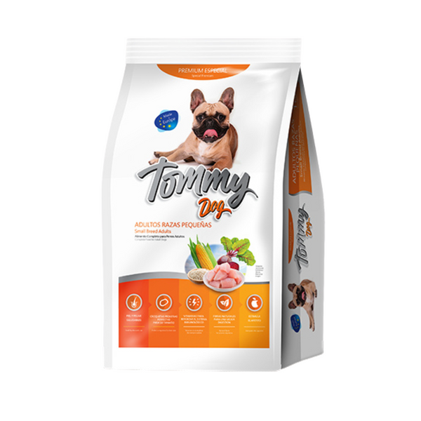 Comida para perros Tommy Dog adultos Razas Pequeñas