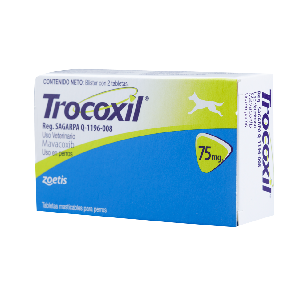 Trocoxil Antiinflamatorio Perros 75Mg Tabletas