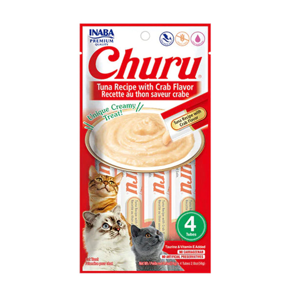 Churu Snack gatos atún con Cangrejo 56gr