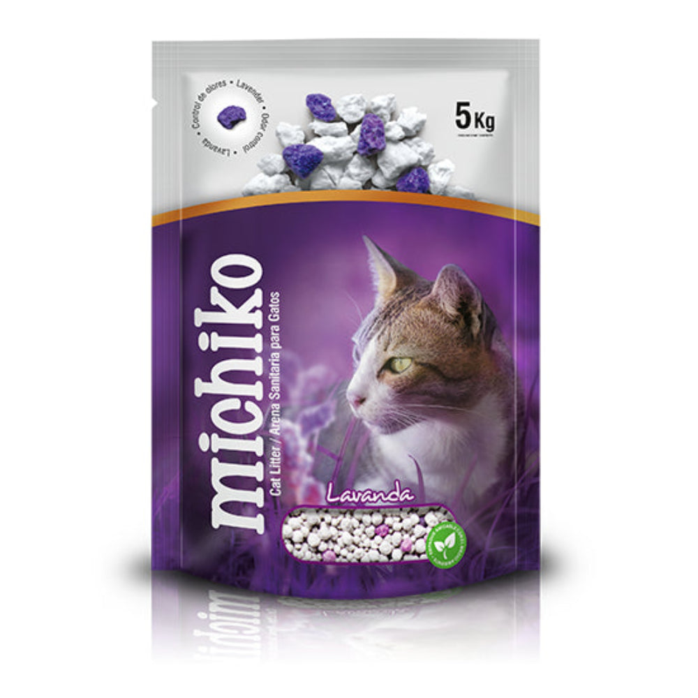 Arena para gatos Michiko Lavanda 5 Kg