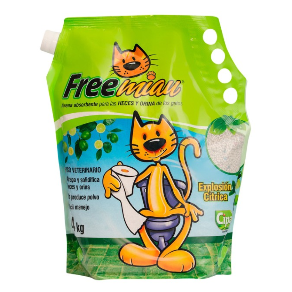 Arena para gatos Free Miau Citrica