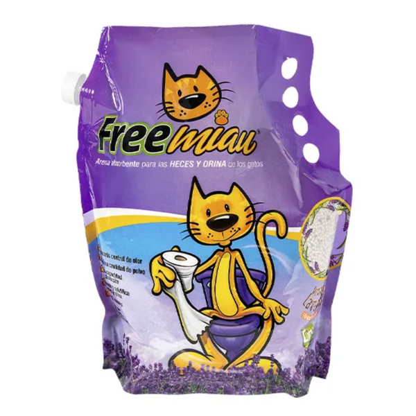 Arena para gatos Free Miau Lavanda