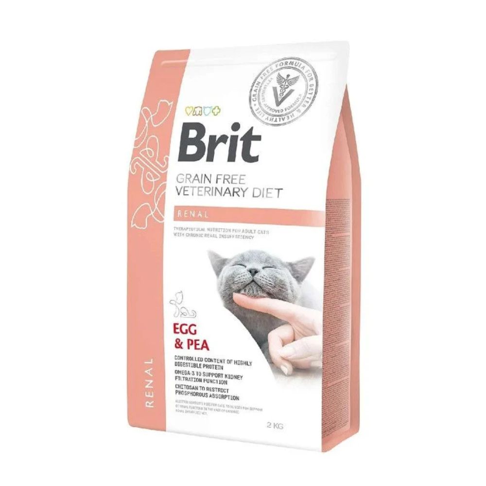 Alimento para gatos  Brit GF Veterinary Diets Renal 2 kg