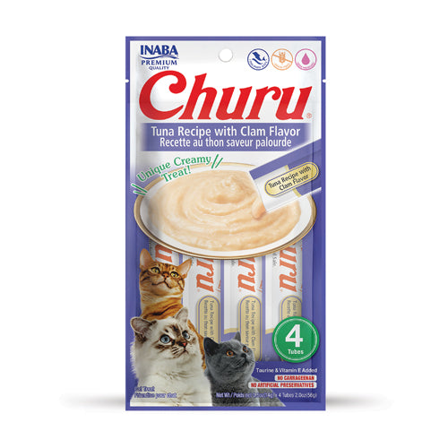 Churu Snack gatos atún con Almeja 56gr
