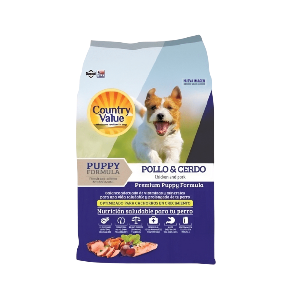 Comida para perros Country Value Puppy 18kg