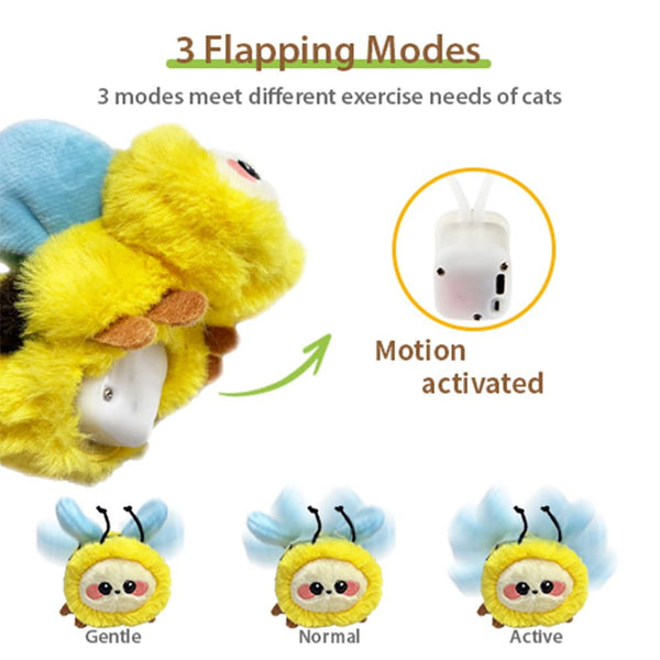 Juguete Interactivo Para Gato Dance Chirp Abeja