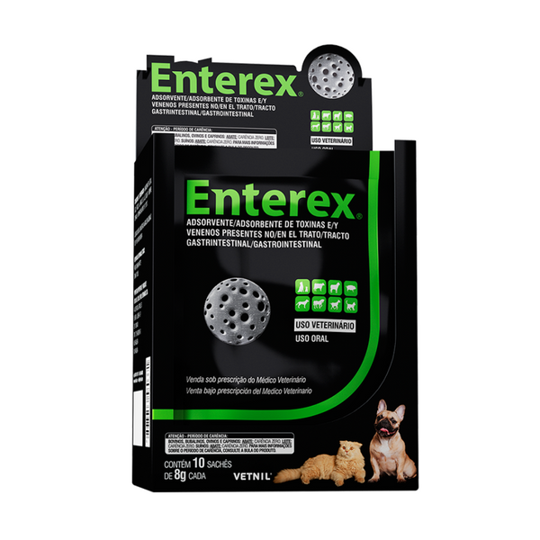Adsorbente de toxinas y venenos Enterex Sobre 8 Gr