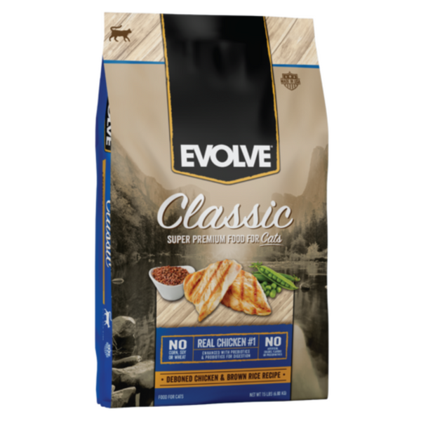 Alimento para gatos Evolve Classic pollo