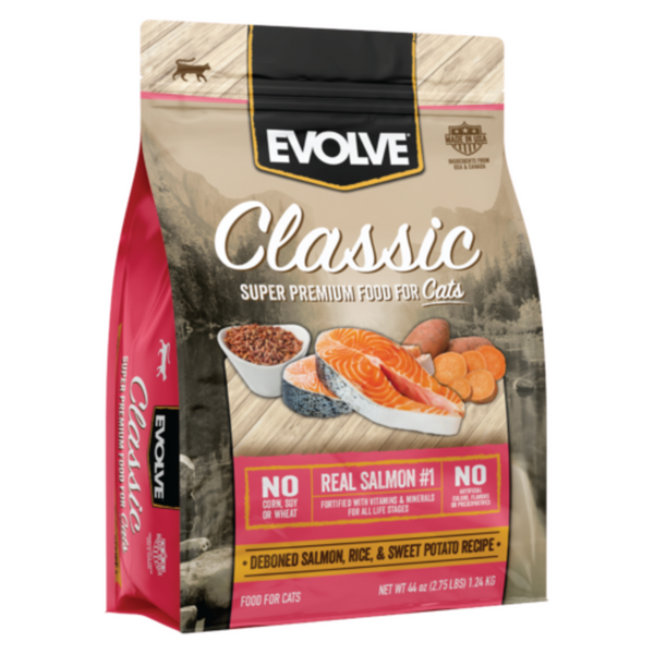 Alimento para gatos Evolve Classic Salmón