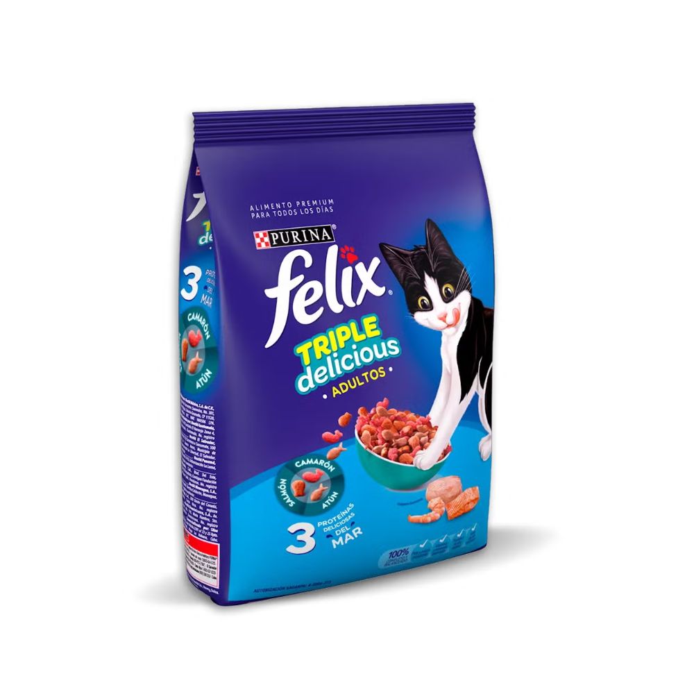Comida para Gatos Felix Triple Delicious