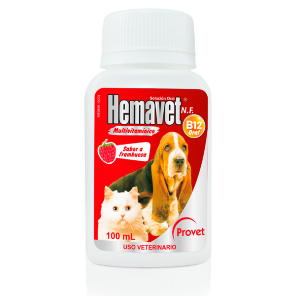Suplemento antianémico Hemavet Multivitamínico 100 ML