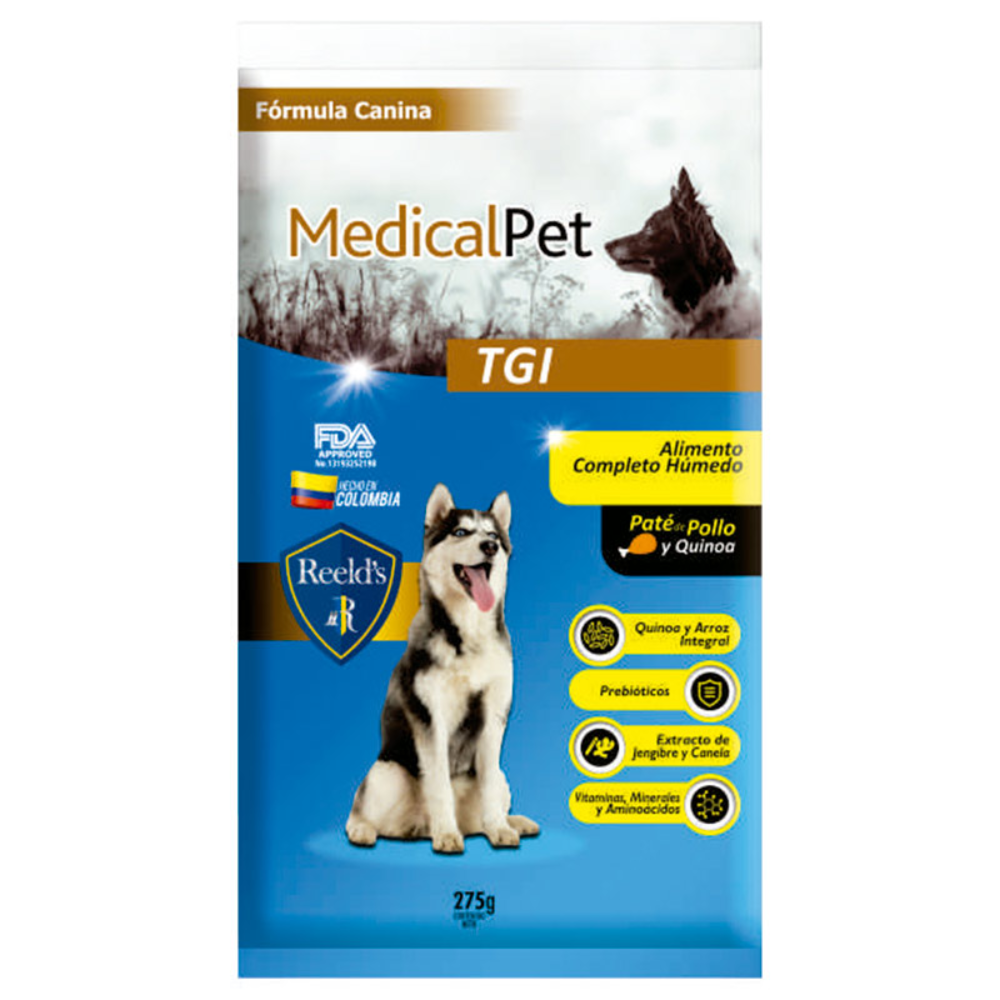 Alimento húmedo natural para perros Medical Pet TGI