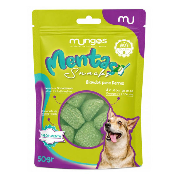 Snacks Para Perro Mungos Menta 50 gr