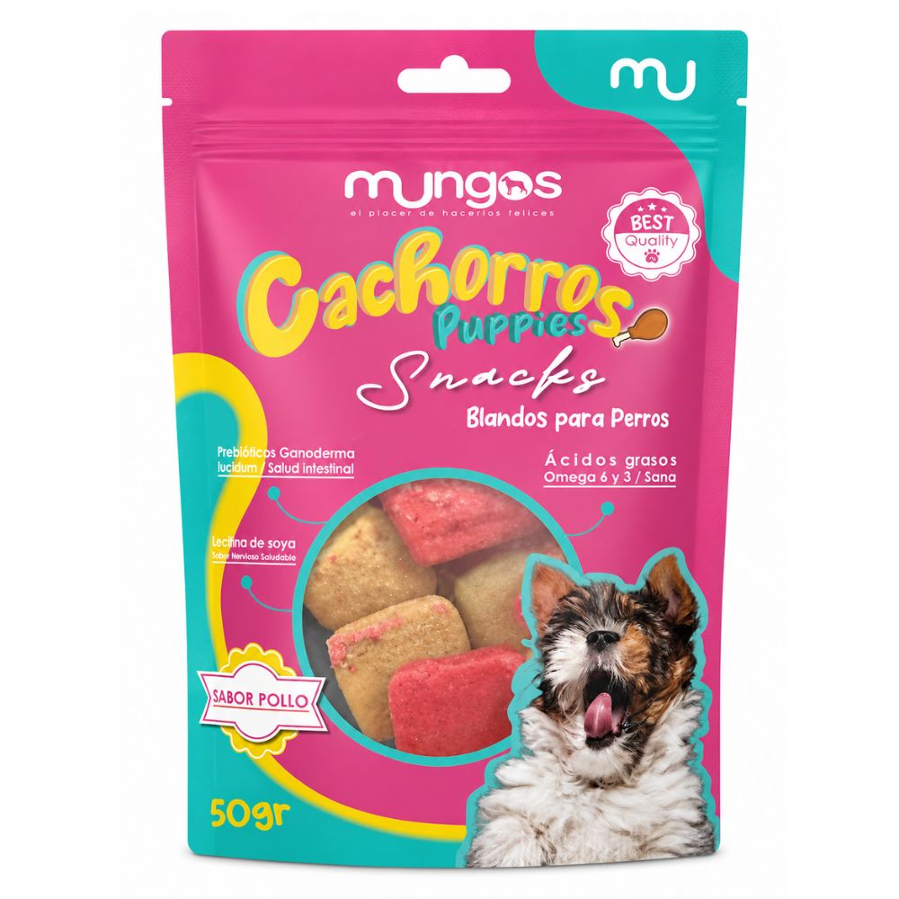 Snacks Para Perros Mungos Cachorros 50 gr