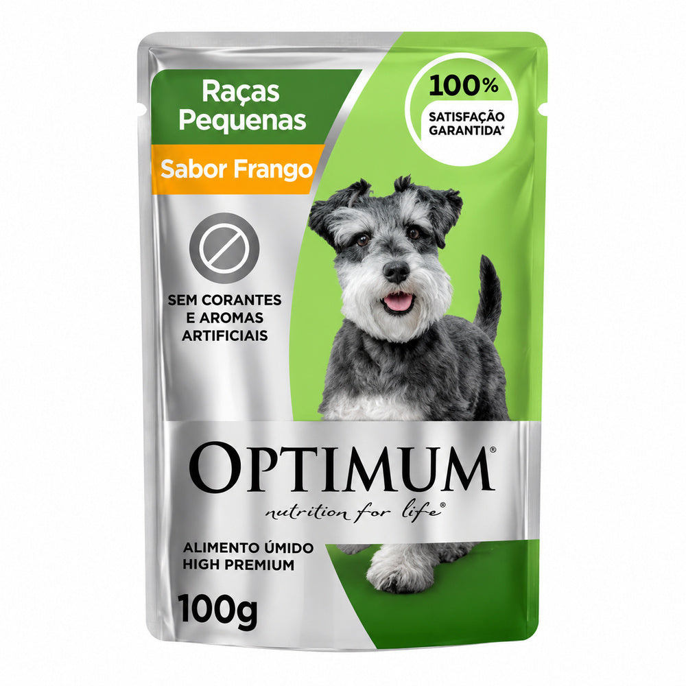 Comida Húmeda Para Perro Optimum Adulto Raza Pequeña 100 Gr