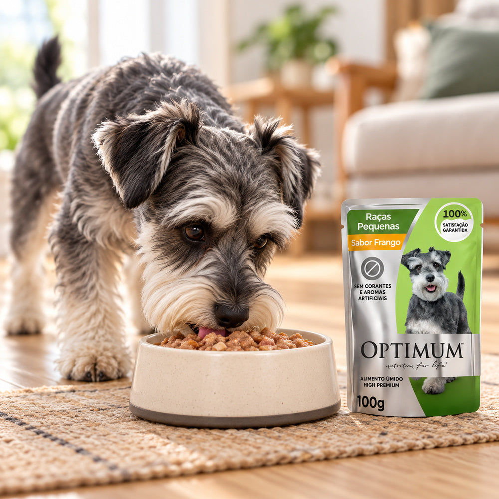 Comida Húmeda Para Perro Optimum Adulto Raza Pequeña 100 Gr