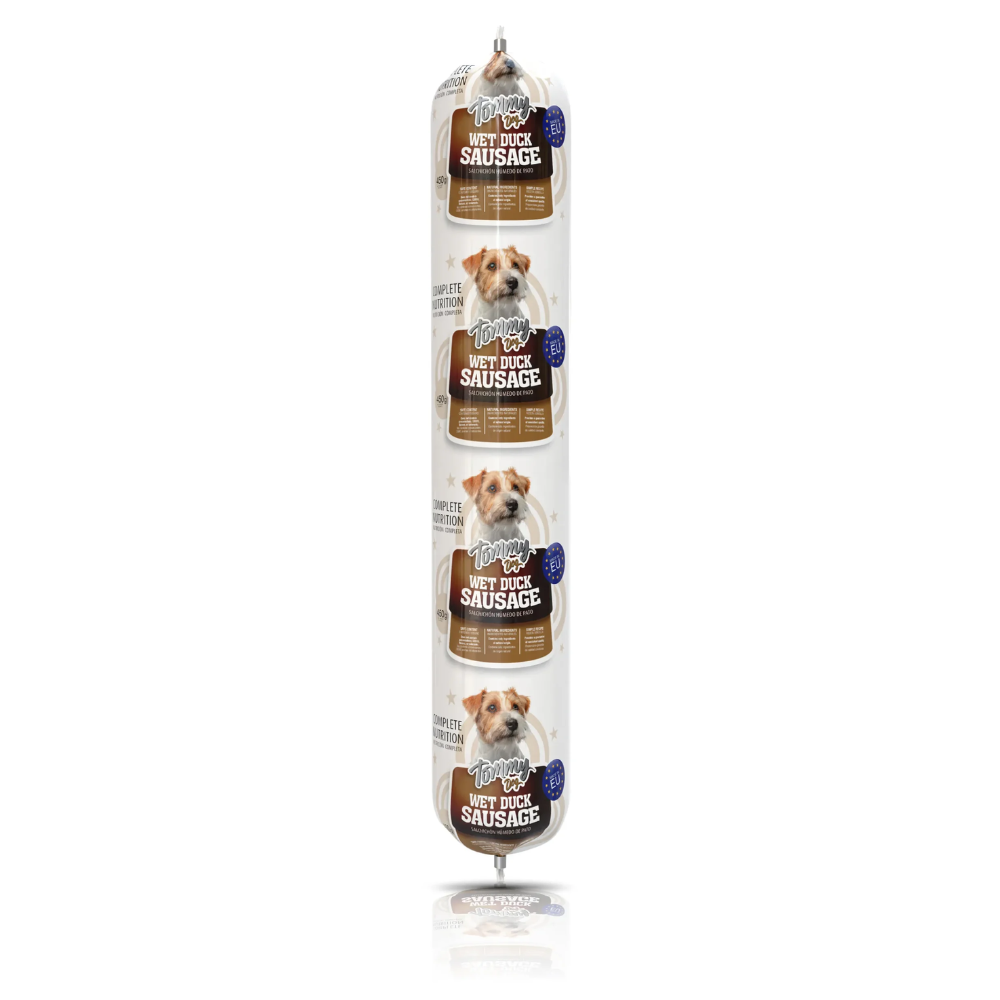 Salchichón Tommy For Dog Wild Wet Duck Original 450 Gr