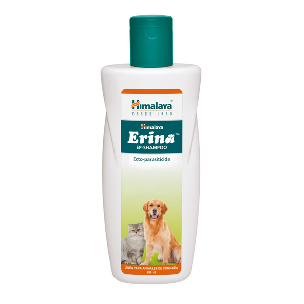 Shampoo pulgas y garrapatas Erina 200 ML