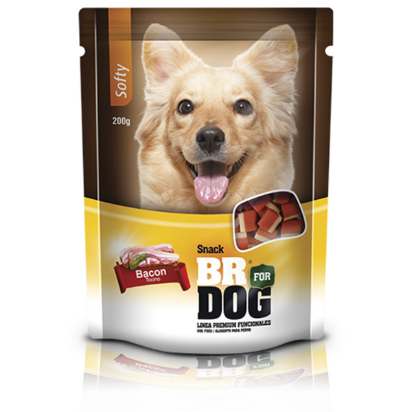 Snack Br Dog Softy Bacon 200 Gr