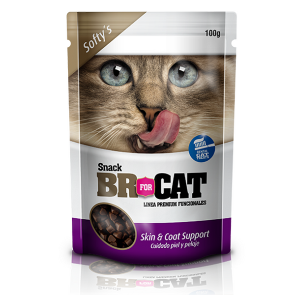 Snack Br Cat Soft Cuidado Piel y Pelaje 100 Gr