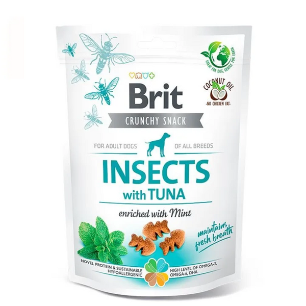 SNACK BRIT CRUNCHY INSECT TUNA 200GR