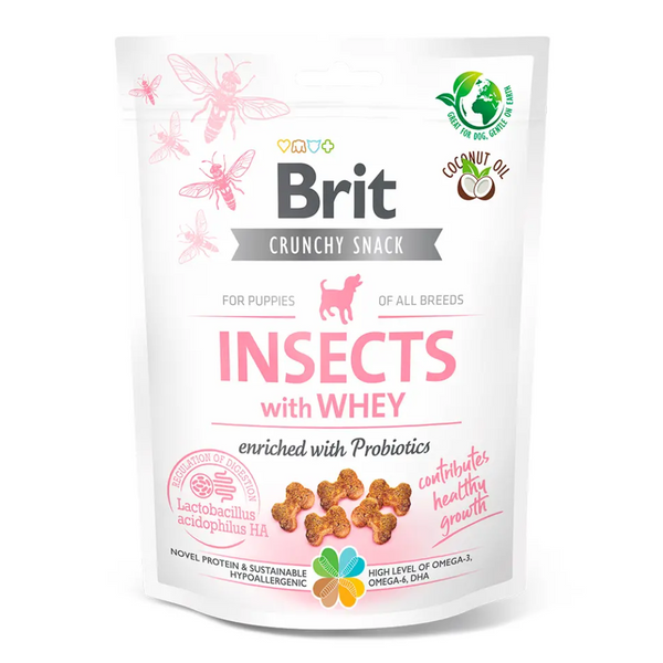 SNACK BRIT CRUNCHY INSECT WHEY 200GR