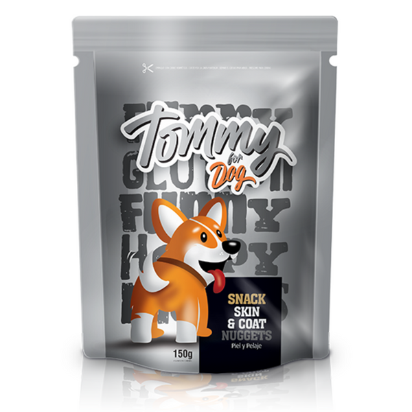 Snack Tommy Dogs Skin and Coat 150 Gr