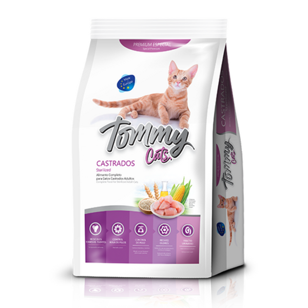 Alimento para gatos adultos Tommy Cats Castrado