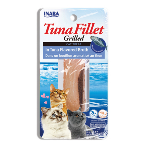 Snack para gatos Inaba Filete de atún en Caldo de atún 15gr