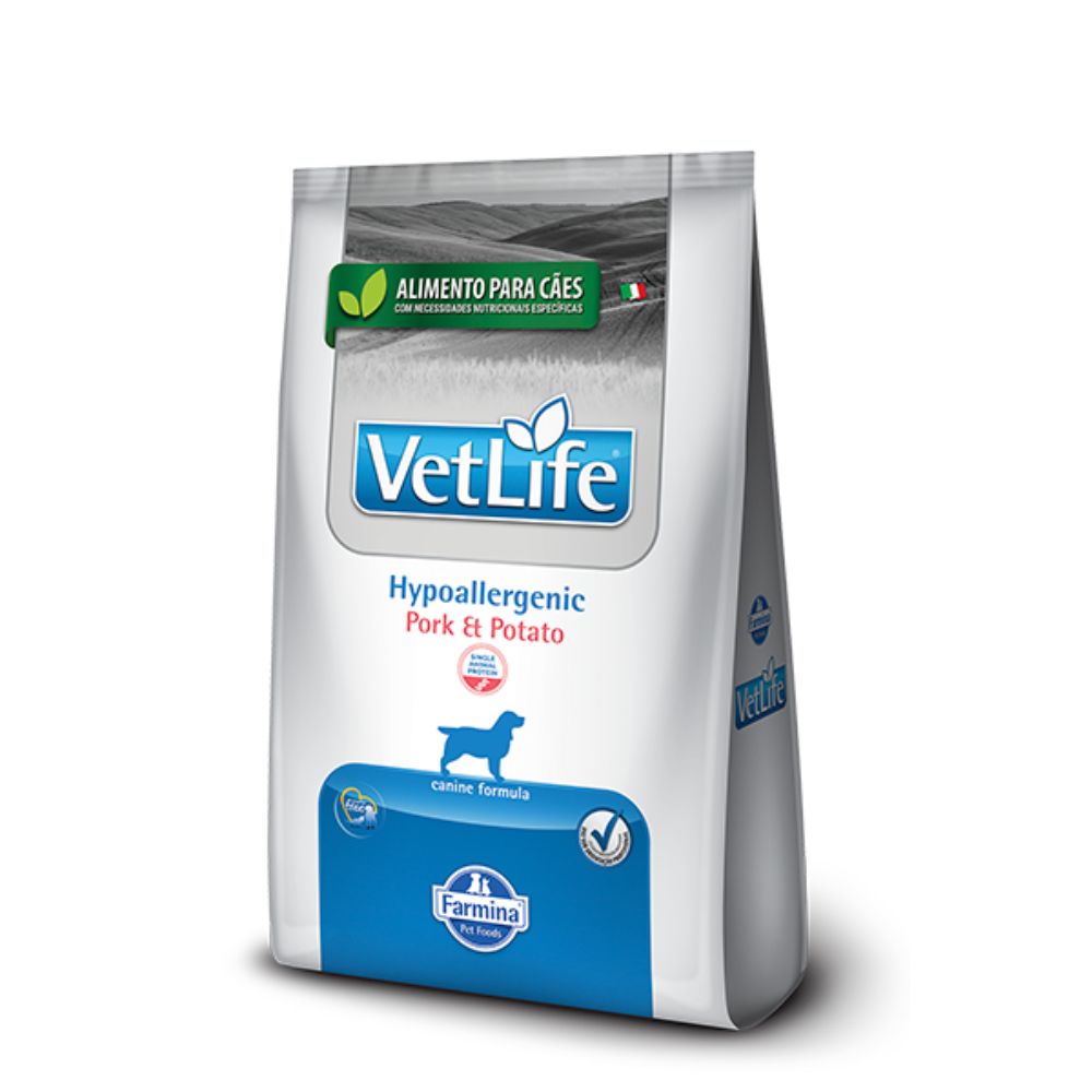 Alimento para perros Vet Life Canine Hypoallergenic Pork & Potato 2kg