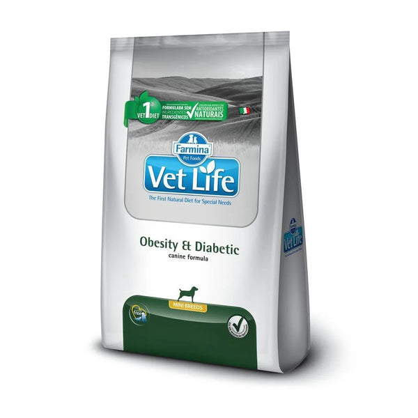 Alimento para perros Vet Life Canine Hypoallergenic Obesity & Diabetic 2 kg